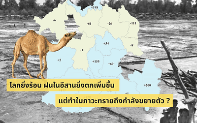 โลกร้อน ฝนในอีสานยิ่งตกเพิ่มขึ้น แต่ทำไมภาวะทะเลทราย ถึงกำลังขยายตัว?